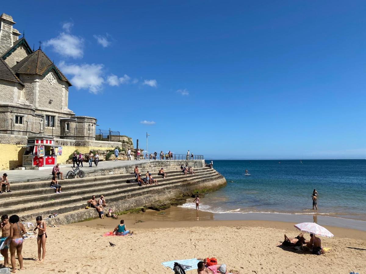 Appartamento Lujoso Ap con piscina frente al mar Cascais Esterno foto